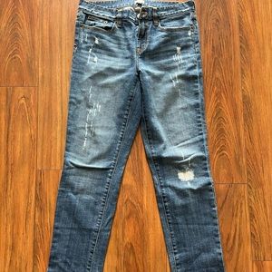J Crew ripped jeans